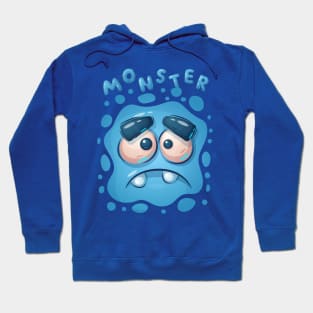 Cute sad monster Hoodie